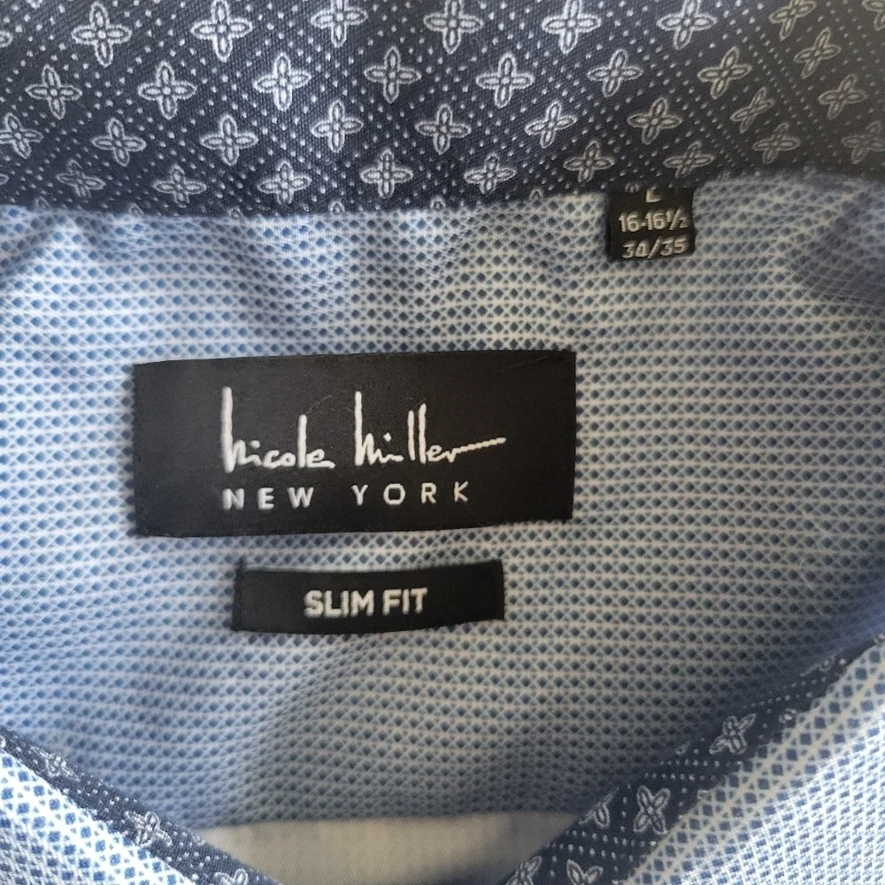 Nicole Miller Slim Fit Dress Shirt.